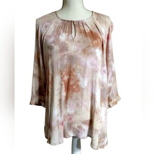 Maurices Tie-Dyed Blouse
